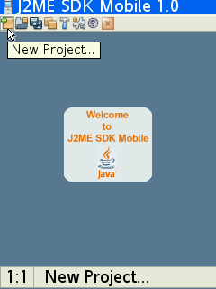 J2ME SDK Mobile 1